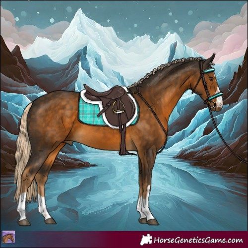 Horse Color:Chocolate Palomino 