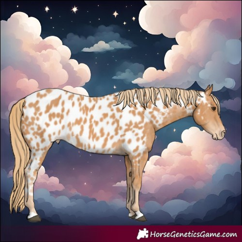 Horse Color:Chestnut Near Leopard 