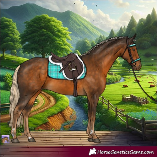 Horse Color:Chocolate Palomino 