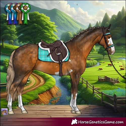Horse Color:Chocolate Palomino