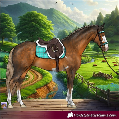 Horse Color:Chocolate Palomino 
