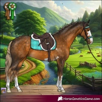 Horse Color:Chocolate Palomino 