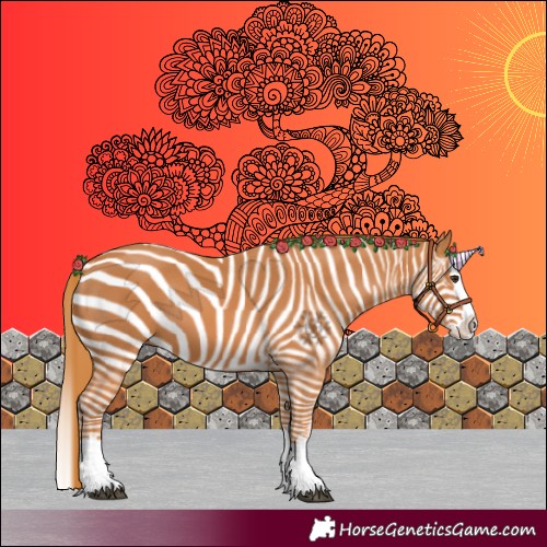 Horse Color:Chestnut Splash 