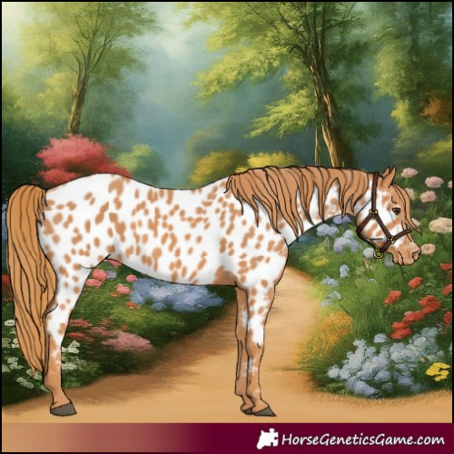 Horse Color:Chestnut Appaloosa 