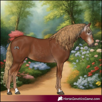 Horse Color:Gray Chestnut 