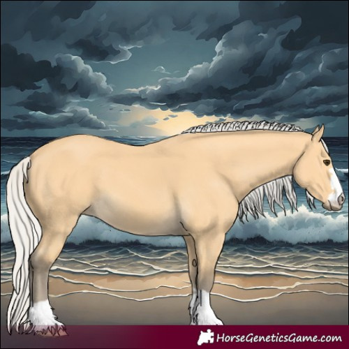 Horse Color:Silver Buckskin 