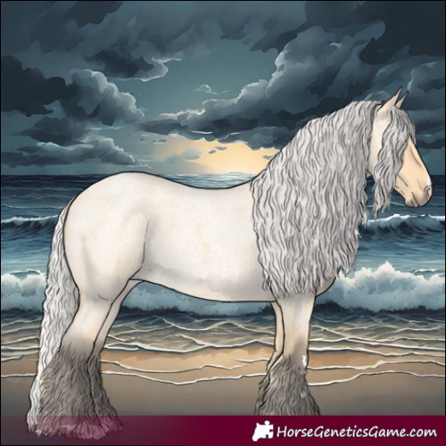 Horse Color:Silver Buckskin Roan 
