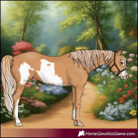 Horse Color:Chestnut Splash Frame and Chestnut Splash Frame