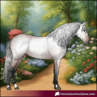 Horse Color:Gray Bay 