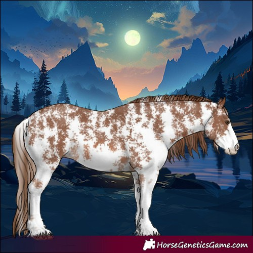 Horse Color:Chestnut Sabino 
