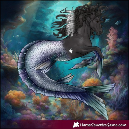 Horse Color:Smoky Black Tobiano 