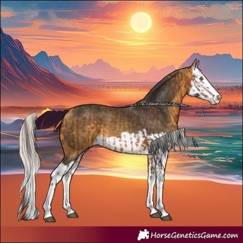 Horse Color:Bay Splash  and Silver Buckskin Splash 