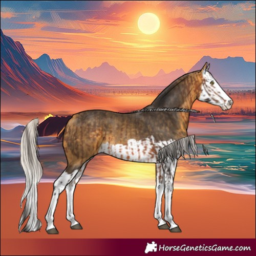 Horse Color:Bay Splash  and Silver Buckskin Splash 