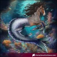 Horse Color:Bay Roan Splash 