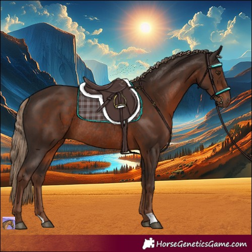 Horse Color:Liver Chestnut Rabicano