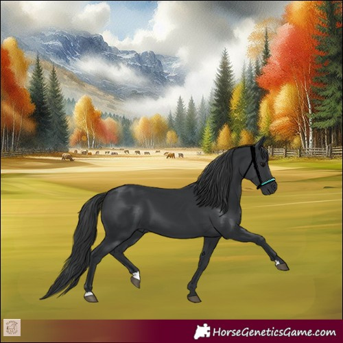 Horse Color:Black 