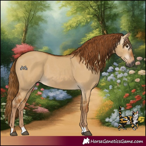 Horse Color:Gray Red Dun