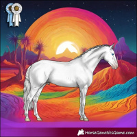 Horse Color:Gray White Spotted Silver Amber Champagne Snowdrop Pearl Dun Splash Frame Appaloosa Rabicano Brindle 