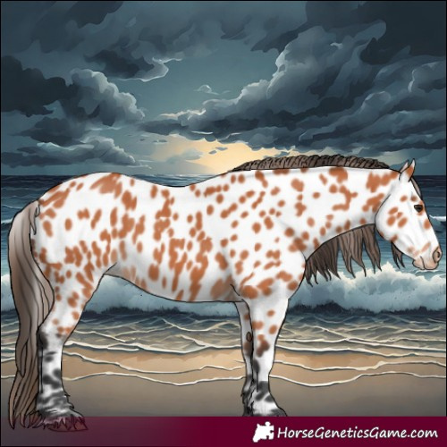 Horse Color:Bay Leopard 