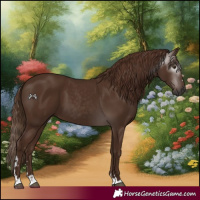 Horse Color:Gray Chestnut 