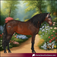 Horse Color:Gray Bay 