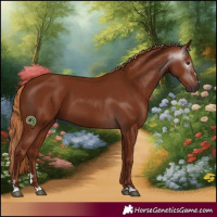Horse Color:Gray Chestnut 