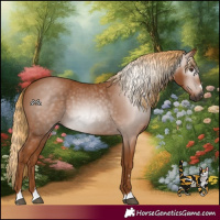 Horse Color:Gray Chestnut 