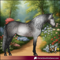 Horse Color:Gray Bay 