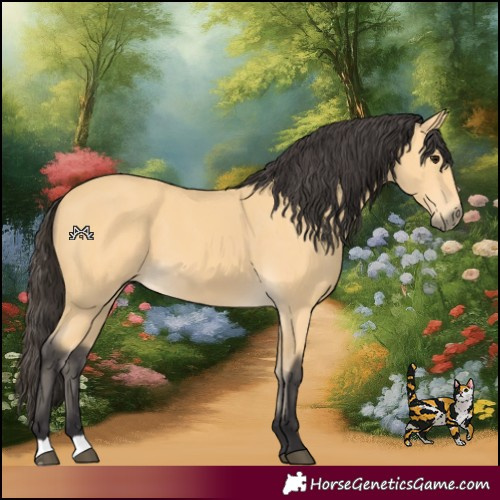 Horse Color:Buckskin 