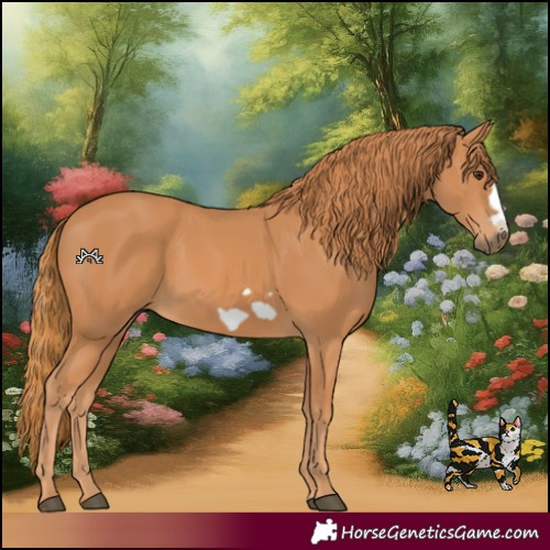 Horse Color:Chestnut Frame 