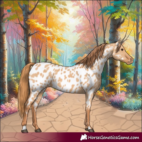 Horse Color:Red Dun Appaloosa 