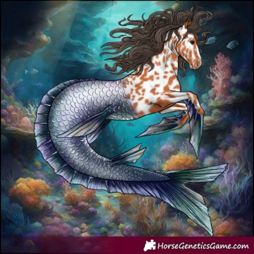 Horse Color:Bay Appaloosa 