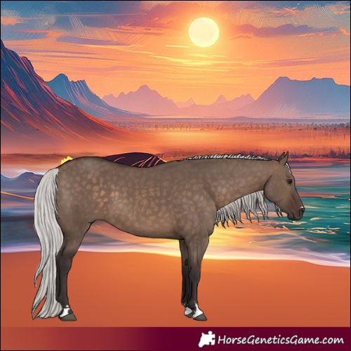 Horse Color:Silver Brown Dun 
