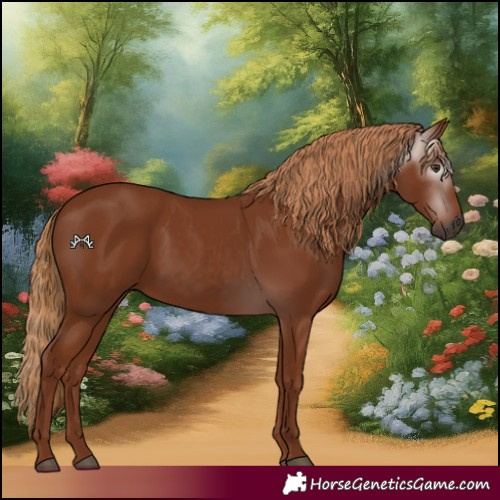 Horse Color:Gray Chestnut 