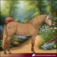 Horse Color:Gray Red Dun 