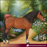 Horse Color:Bay 