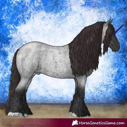 Horse Color:Liver Red Roan 