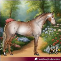 Horse Color:Gray Chestnut 