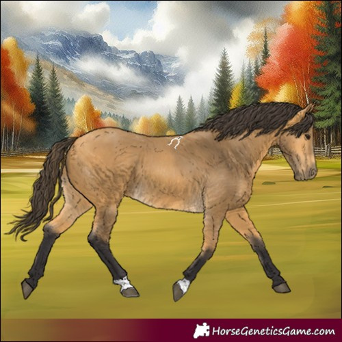 Horse Color:Buckskin 