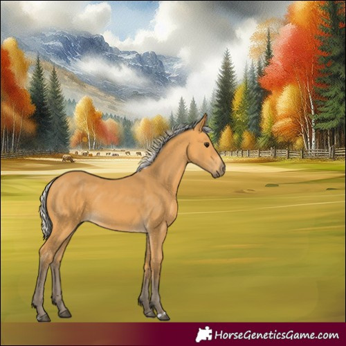 Horse Color:Silver Buckskin 