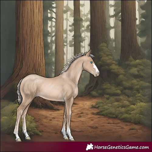 Horse Color:Chocolate Palomino Pearl 