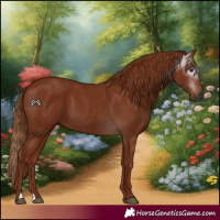 Horse Color:Gray Chestnut 