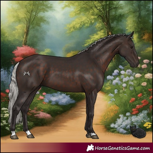 Horse Color:Silver Brown 