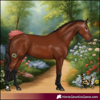 Horse Color:Gray Bay 