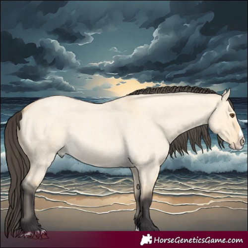 Horse Color:Buckskin Roan Dun Splash 
