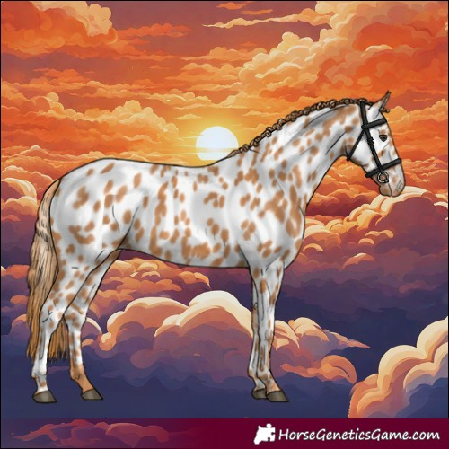 Horse Color:Chestnut Appaloosa 