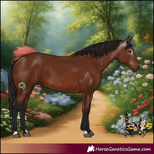 Horse Color:Gray Bay 