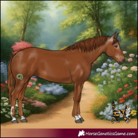 Horse Color:Gray Chestnut 