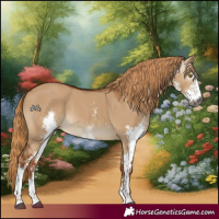 Horse Color:Gray Red Dun Sabino 