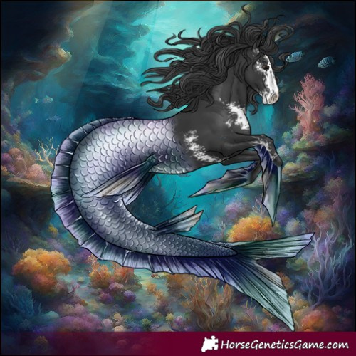 Horse Color:Black Sabino 